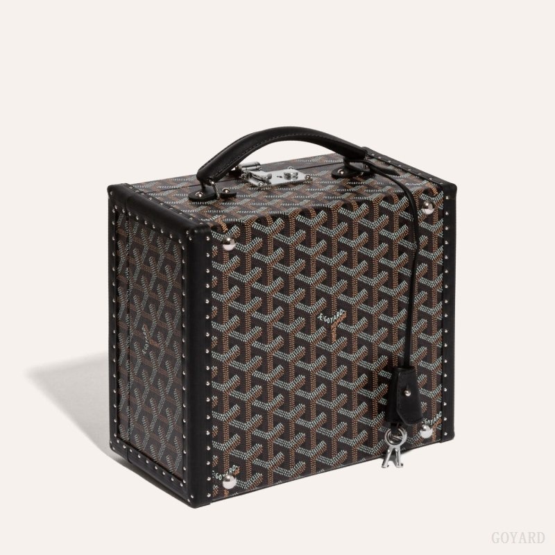 Black Goyard JOUX 6 WATCH CASE | HWPX4726