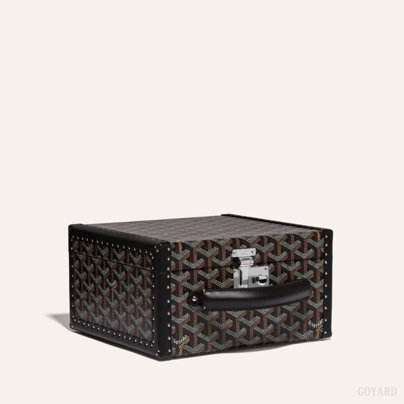 Black Goyard JOUX 6 WATCH CASE | HWPX4726