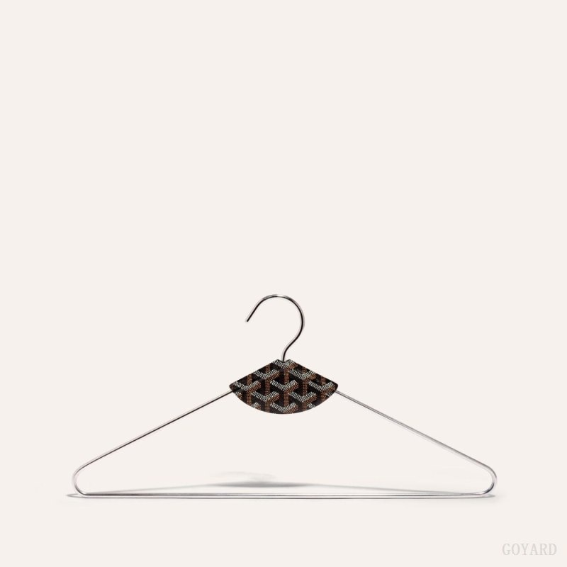 Black Goyard LIVRÉE PAIR OF HANGERS | AWON6107