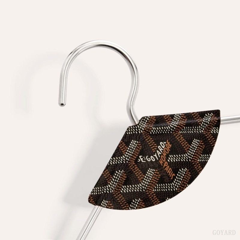 Black Goyard LIVRÉE PAIR OF HANGERS | AWON6107