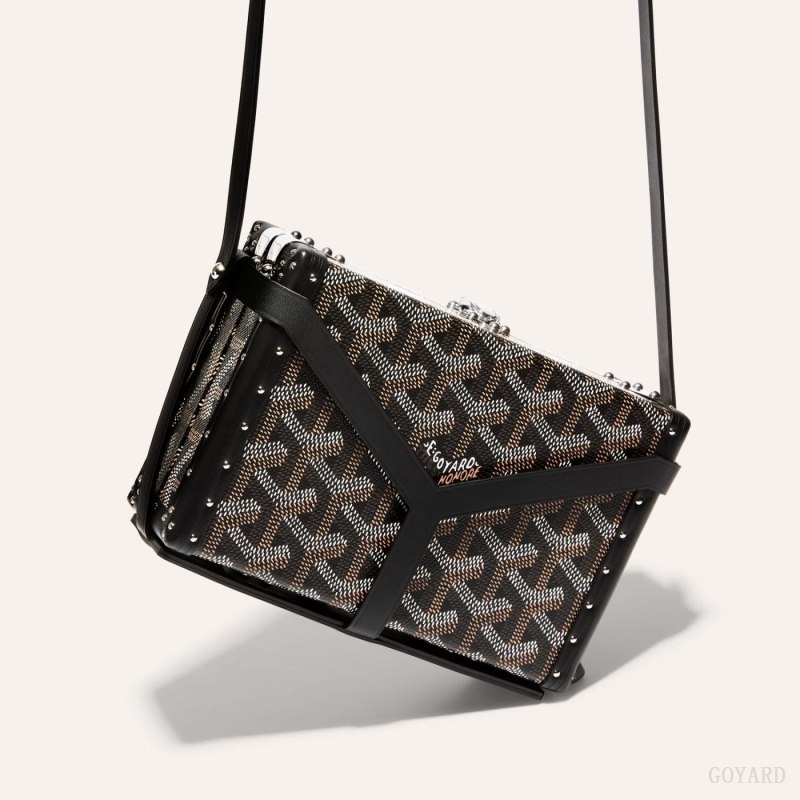 Black Goyard MINAUDIÈRE TRUNK BAG | XUYD2553