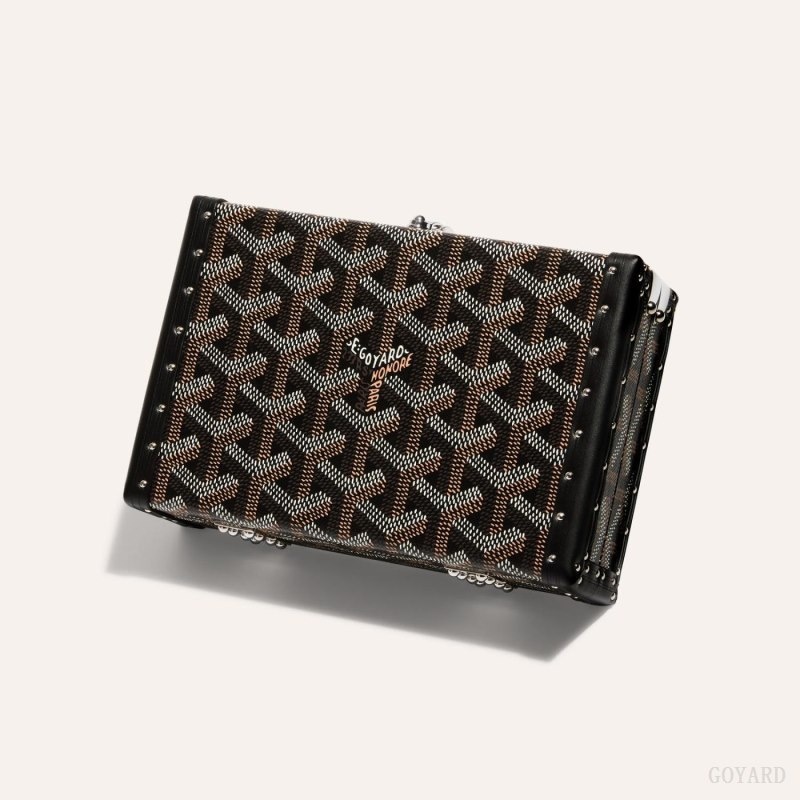 Black Goyard MINAUDIÈRE TRUNK BAG | XUYD2553