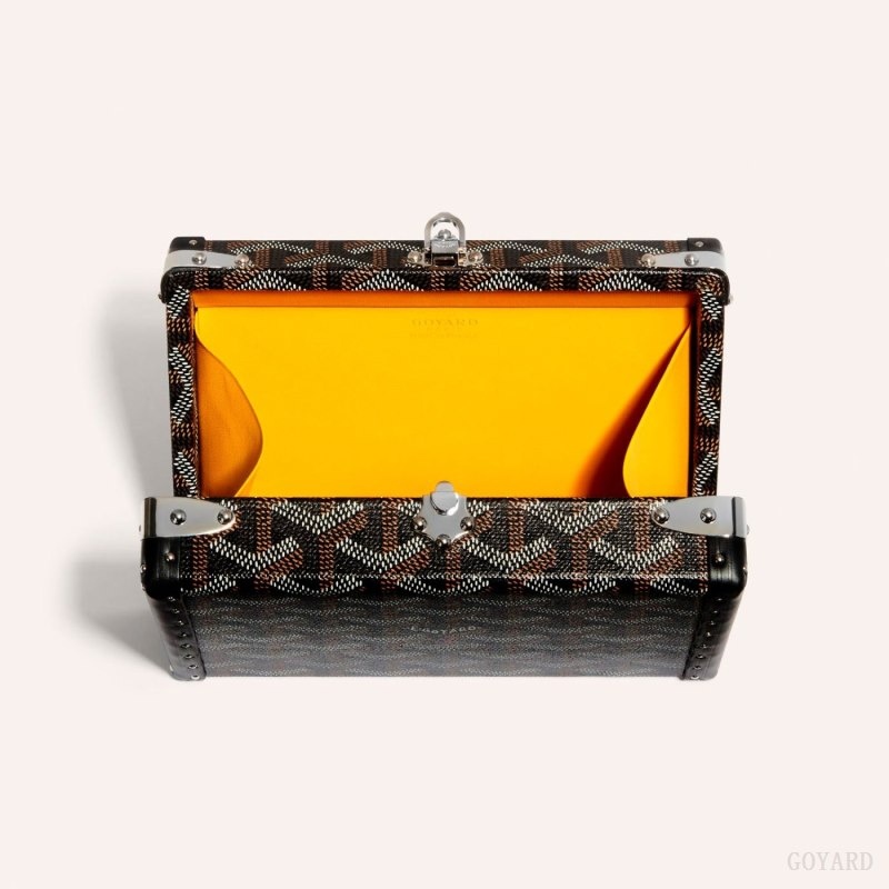 Black Goyard MINAUDIÈRE TRUNK BAG | XUYD2553