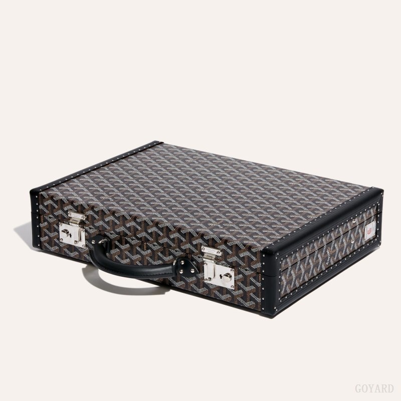 Black Goyard Manoir PM Document Case | KAAU7339