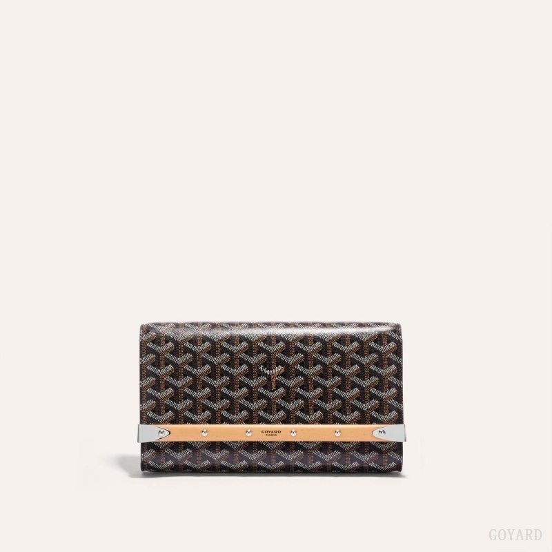 Black Goyard Monte-Carlo PM Clutch | MCUW1880