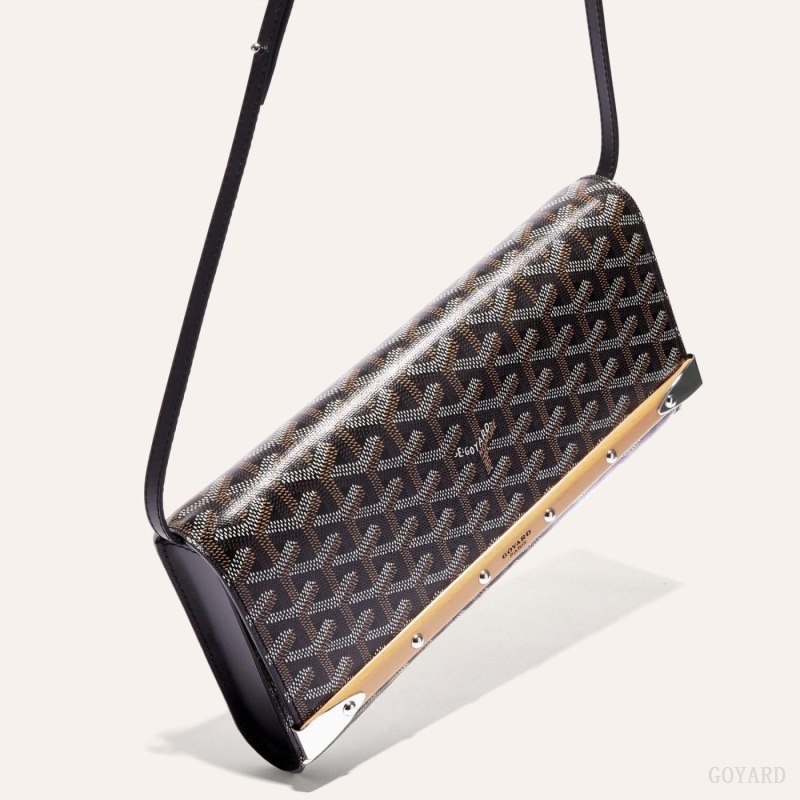 Black Goyard Monte-Carlo PM Clutch | MCUW1880