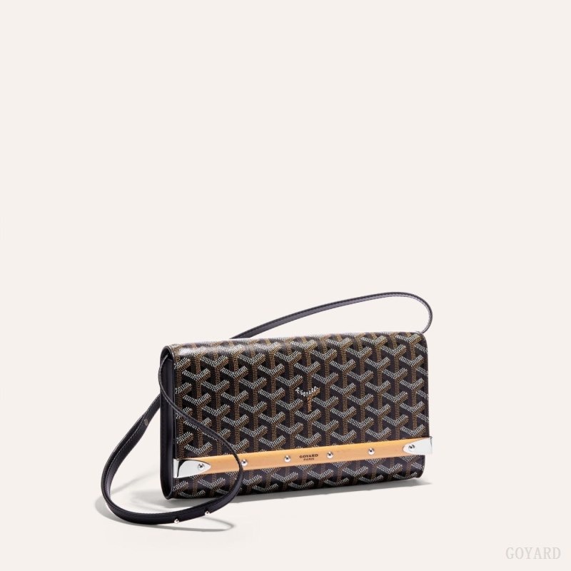 Black Goyard Monte-Carlo PM Clutch | MCUW1880