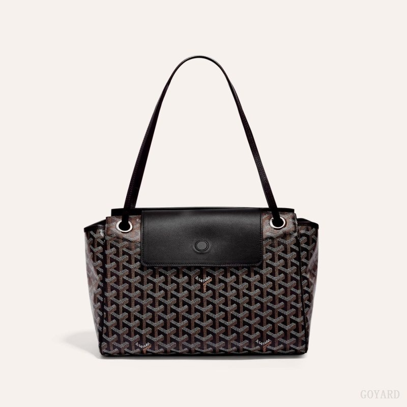 Black Goyard ROUETTE PM BAG | YBAP5412