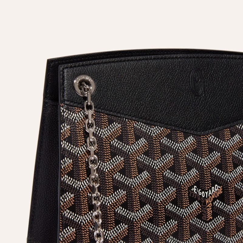 Black Goyard Rouette Structuré Mini Bag | MZNS5793