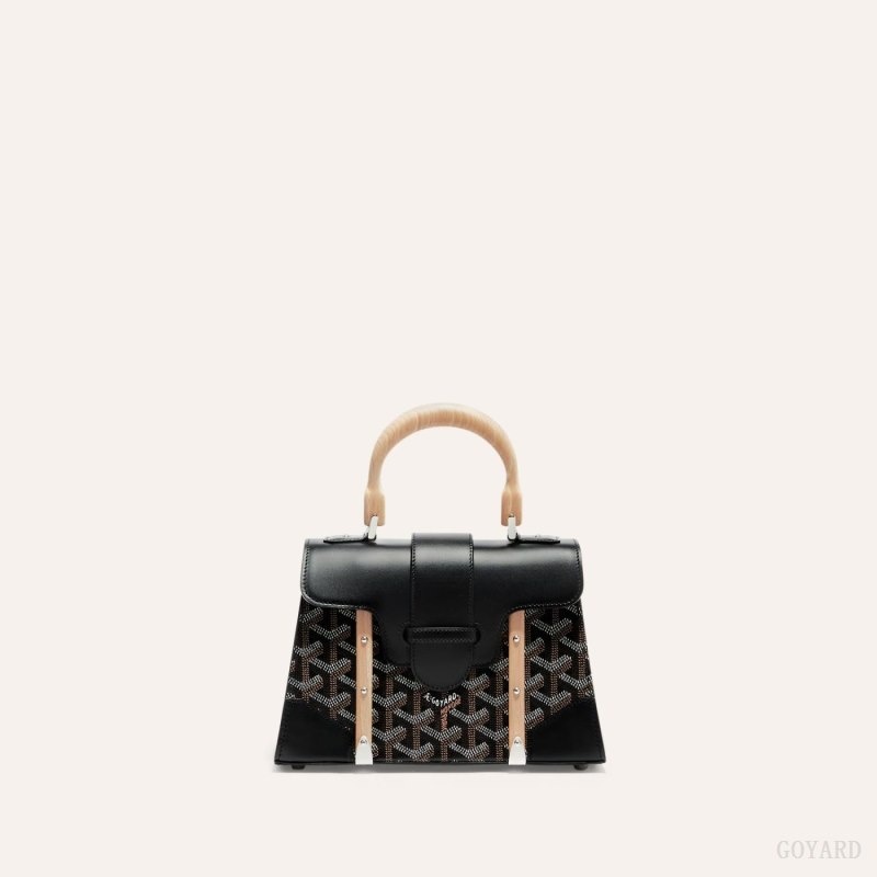 Black Goyard SAÏGON STRUCTURE MINI BAG | GGMJ9548