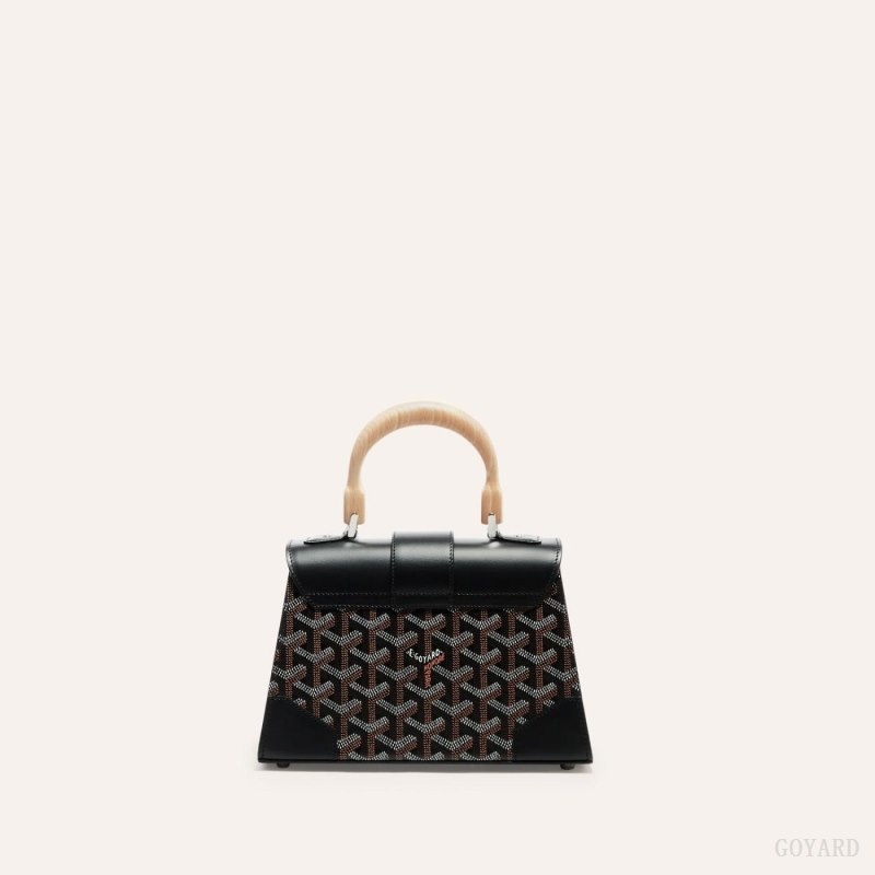 Black Goyard SAÏGON STRUCTURE MINI BAG | GGMJ9548