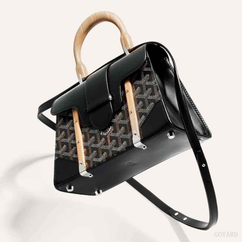 Black Goyard SAÏGON STRUCTURE MINI BAG | GGMJ9548