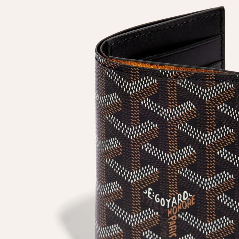 Black Goyard SAINT-PIERRE CARD WALLET | YEXK7819