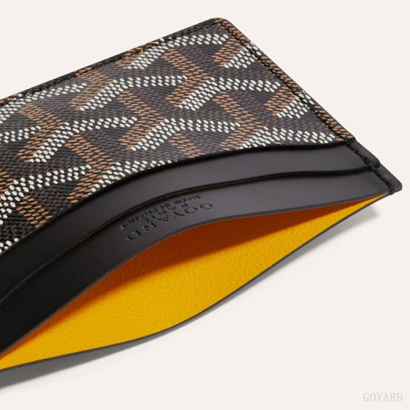 Black Goyard SAINT-SULPICE CARD WALLET | GLET5779