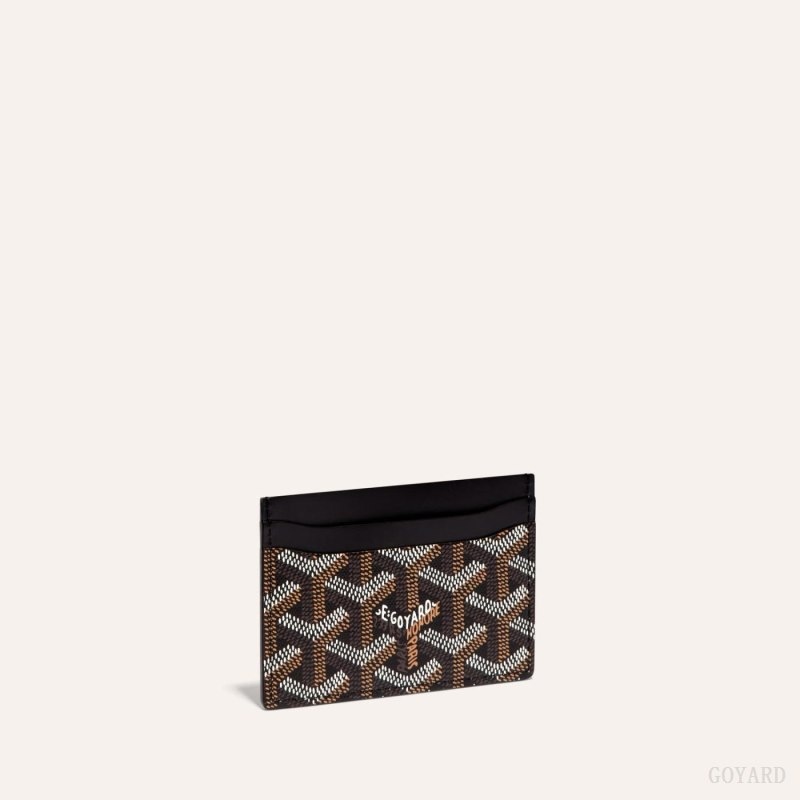 Black Goyard SAINT-SULPICE CARD WALLET | GLET5779