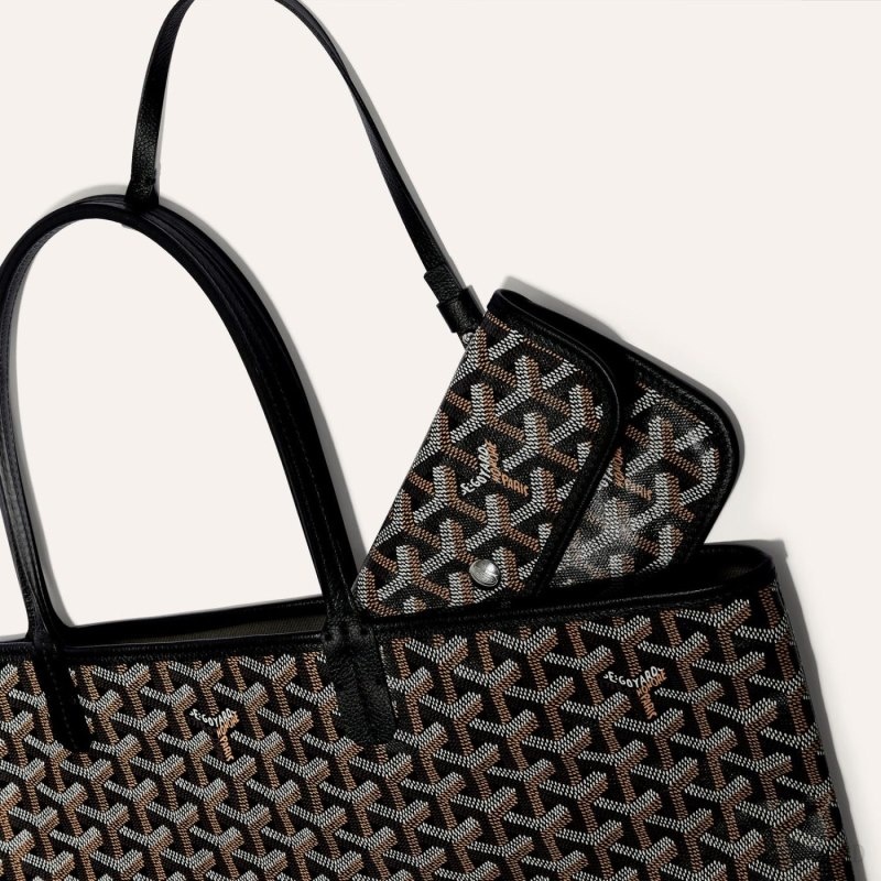 Black Goyard SAINT LOUIS PM BAG | GLMH1189