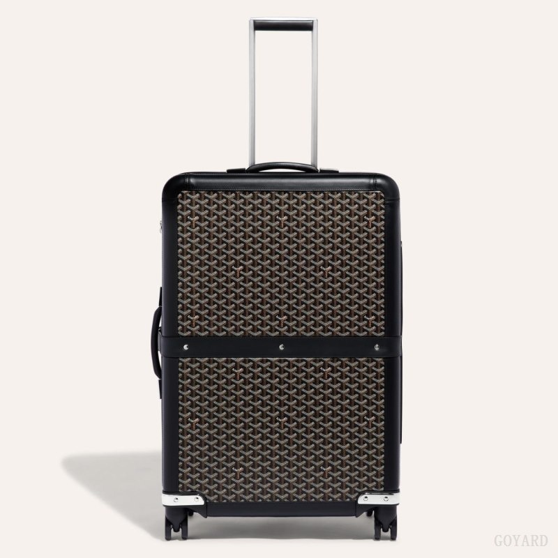 Black Goyard SATOLAS GM ROLLING SUITCASE | CEZB1057