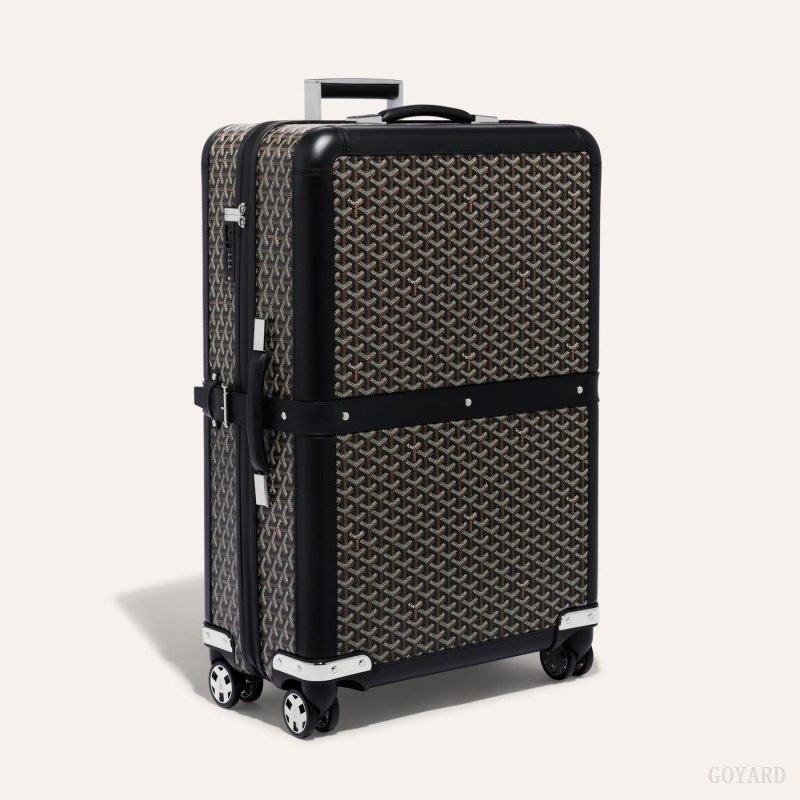 Black Goyard SATOLAS GM ROLLING SUITCASE | CEZB1057