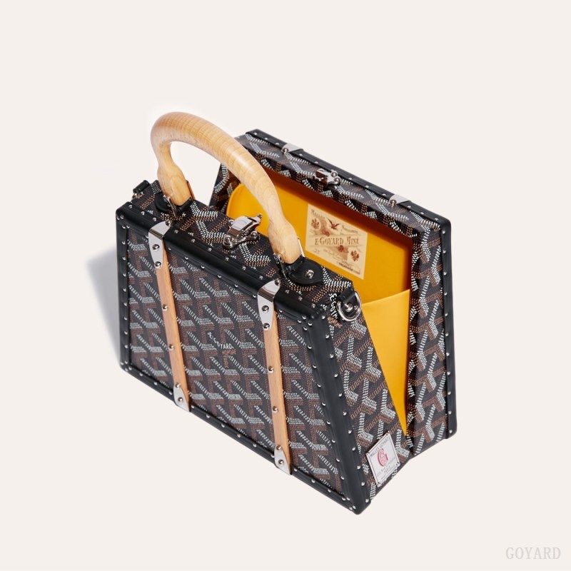 Black Goyard Saïgon Mini Trunk Bag | VMOB7026