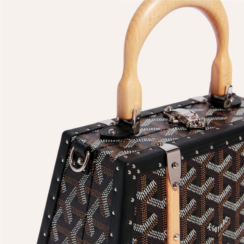 Black Goyard Saïgon Mini Trunk Bag | VMOB7026