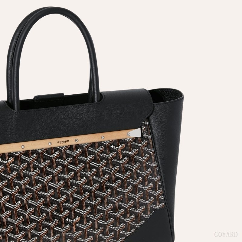 Black Goyard Saïgon tote bag | QKNW2156