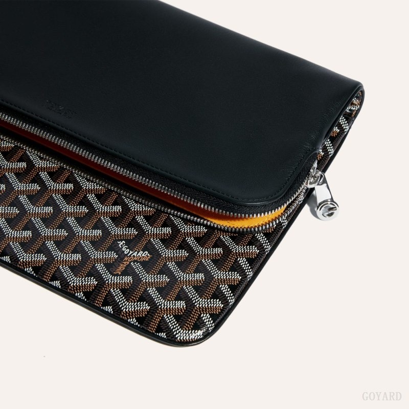 Black Goyard Sainte-Marie GM Clutch | WZZR5797