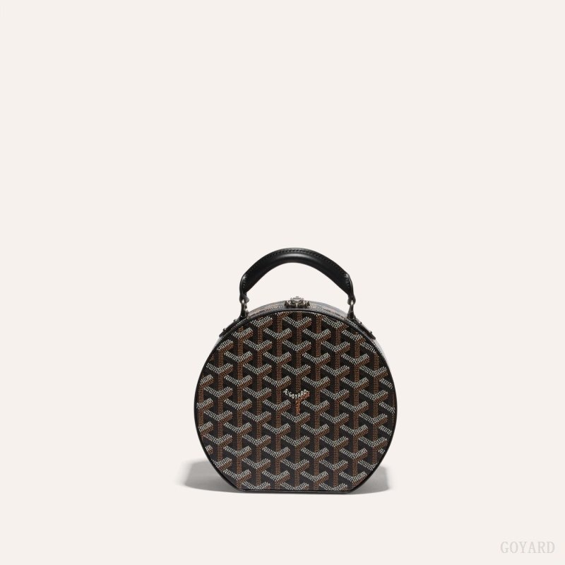 Black Goyard THE ALTO HATBOX TRUNK BAG | ZEFM1841