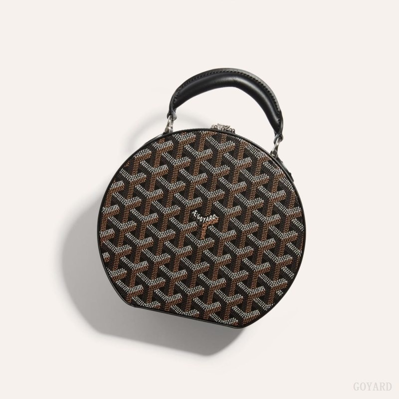 Black Goyard THE ALTO HATBOX TRUNK BAG | ZEFM1841