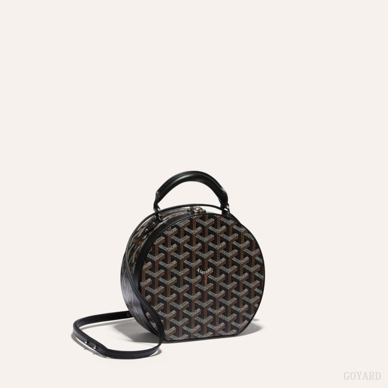 Black Goyard THE ALTO HATBOX TRUNK BAG | ZEFM1841