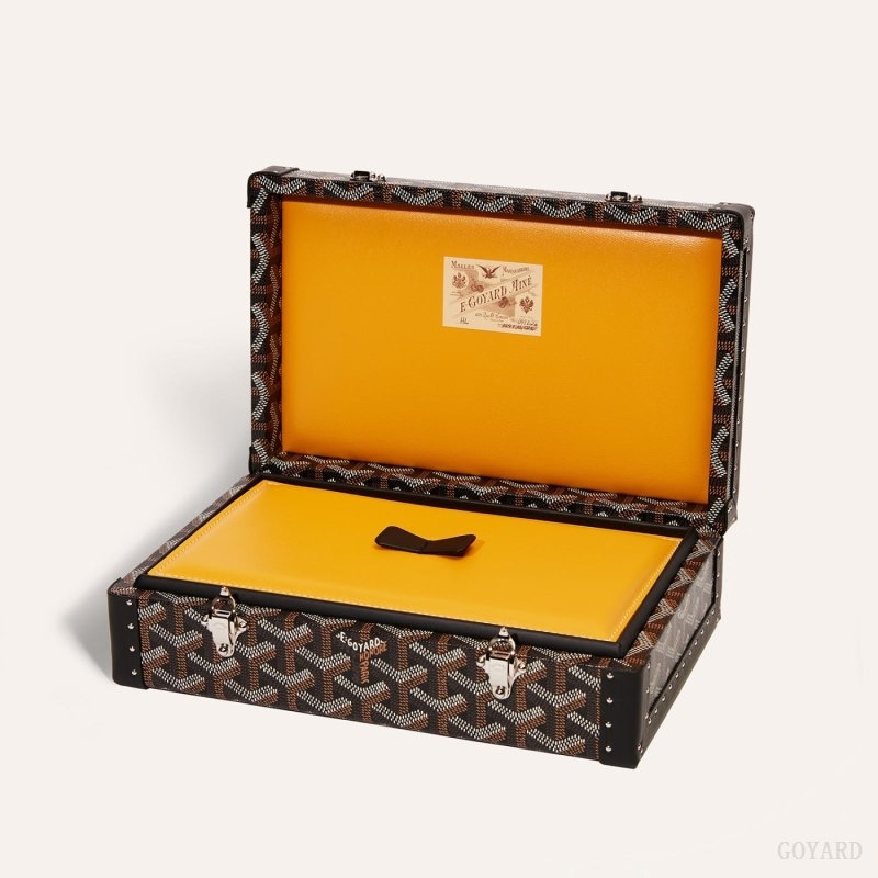 Black Goyard VENDÔME JEWELLERY CASE | IEKO4088