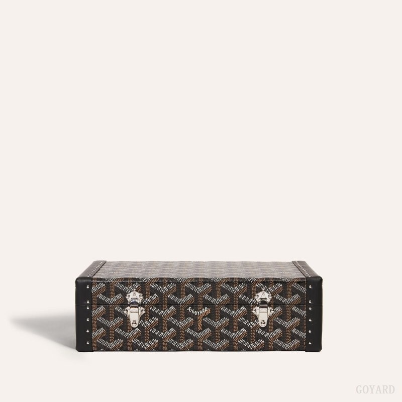 Black Goyard VENDÔME JEWELLERY CASE | IEKO4088