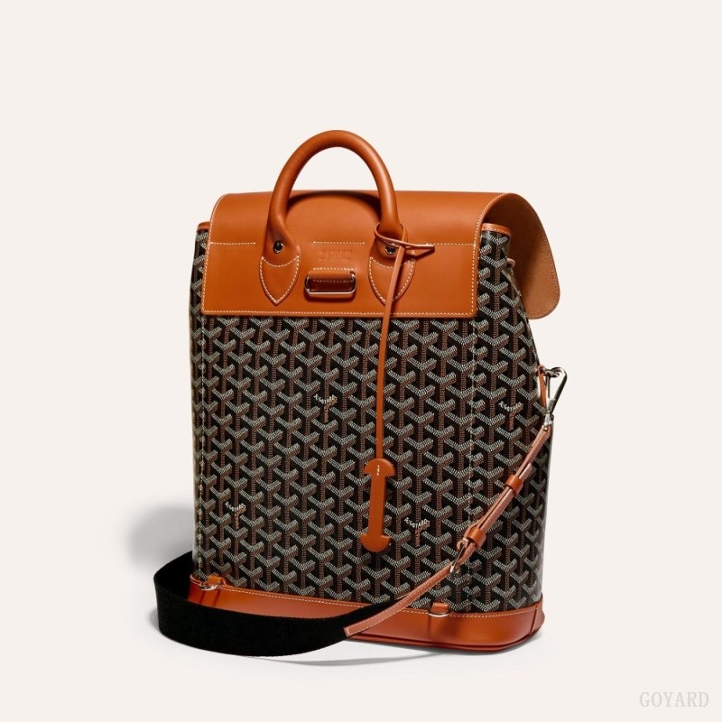 Black / Brown Goyard ALPIN MM BACKPACK | BCED8434