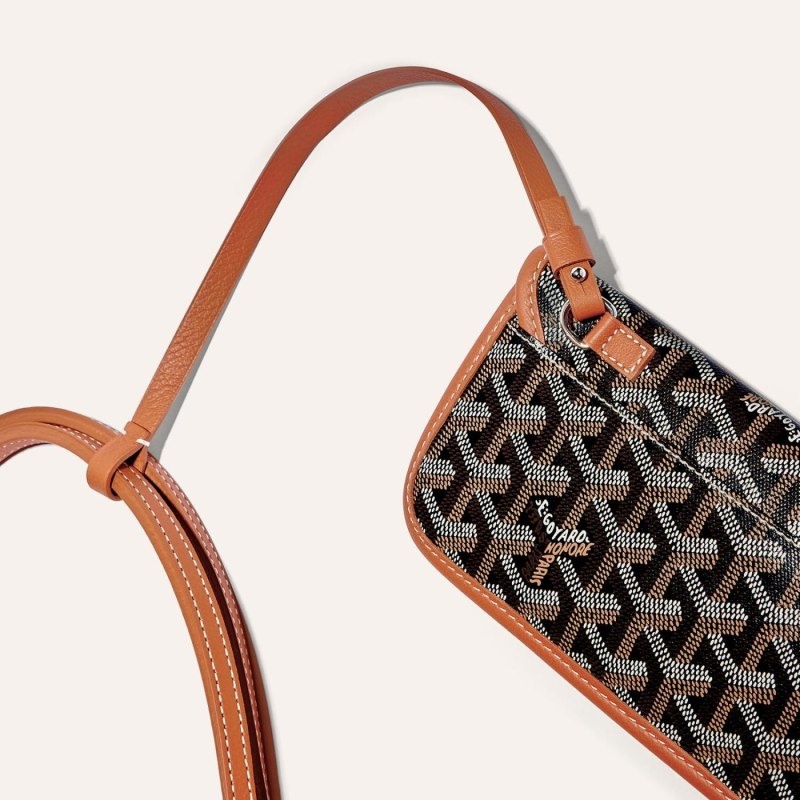 Black / Brown Goyard ANJOU GM BAG | MUAB7987