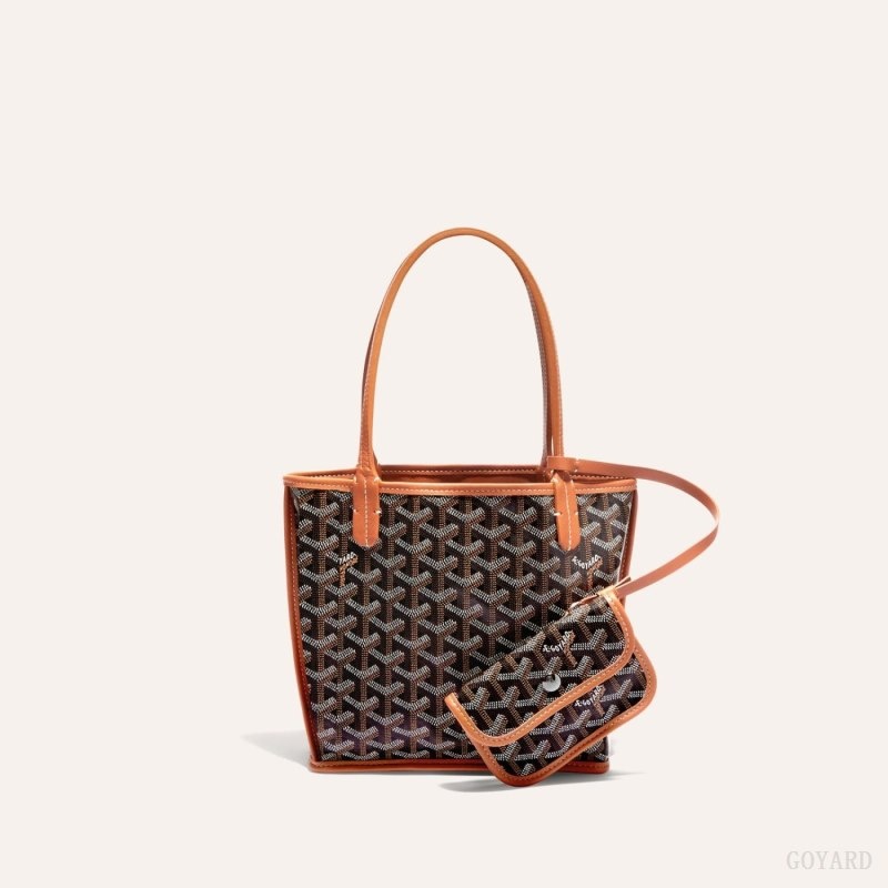 Black / Brown Goyard ANJOU MINI BAG | TYLP4710