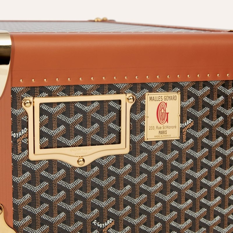 Black / Brown Goyard ARMOIRE TRUNK | OKWL7705