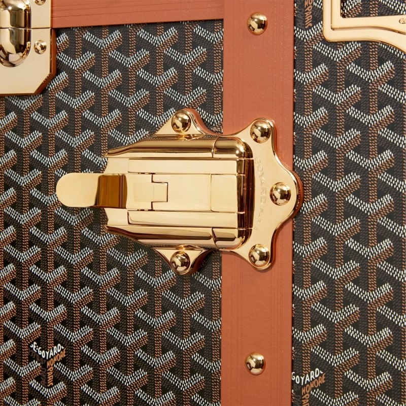 Black / Brown Goyard ARMOIRE TRUNK | OKWL7705