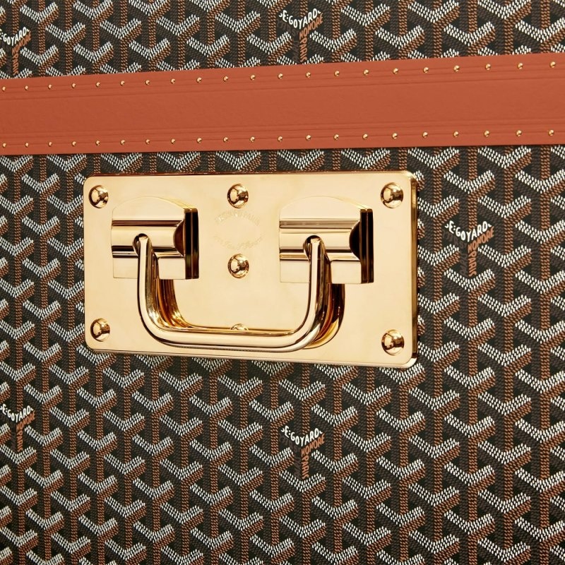 Black / Brown Goyard ARMOIRE TRUNK | OKWL7705