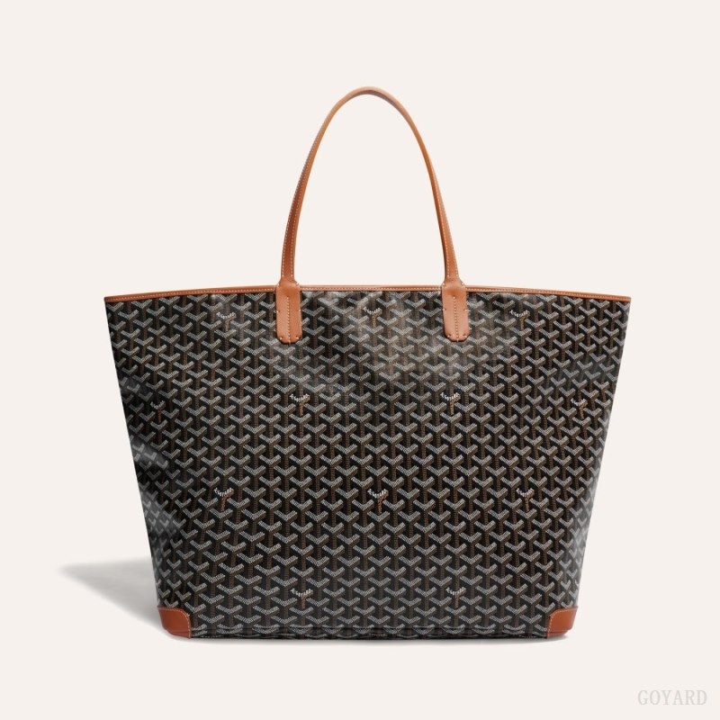 Black / Brown Goyard ARTOIS GM BAG | UGLE1862