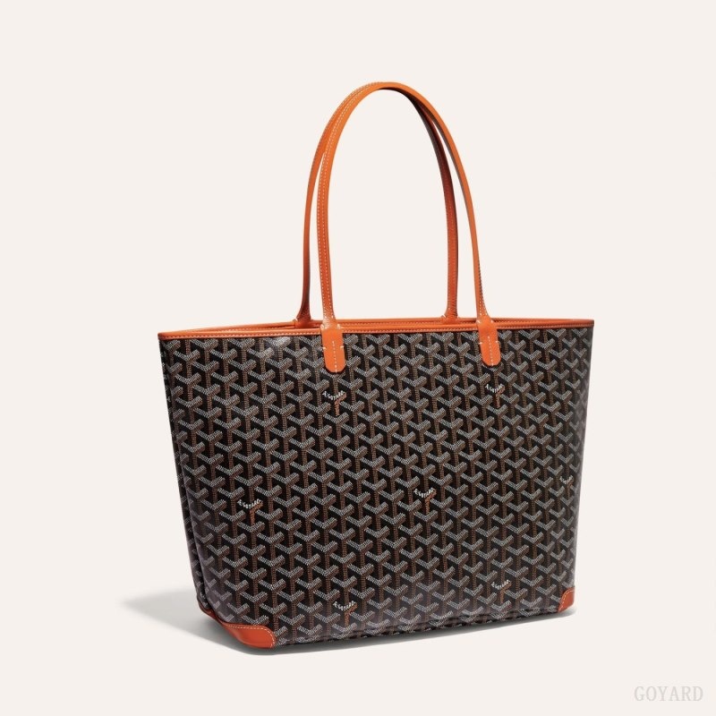 Black / Brown Goyard ARTOIS MM BAG | KILW0775