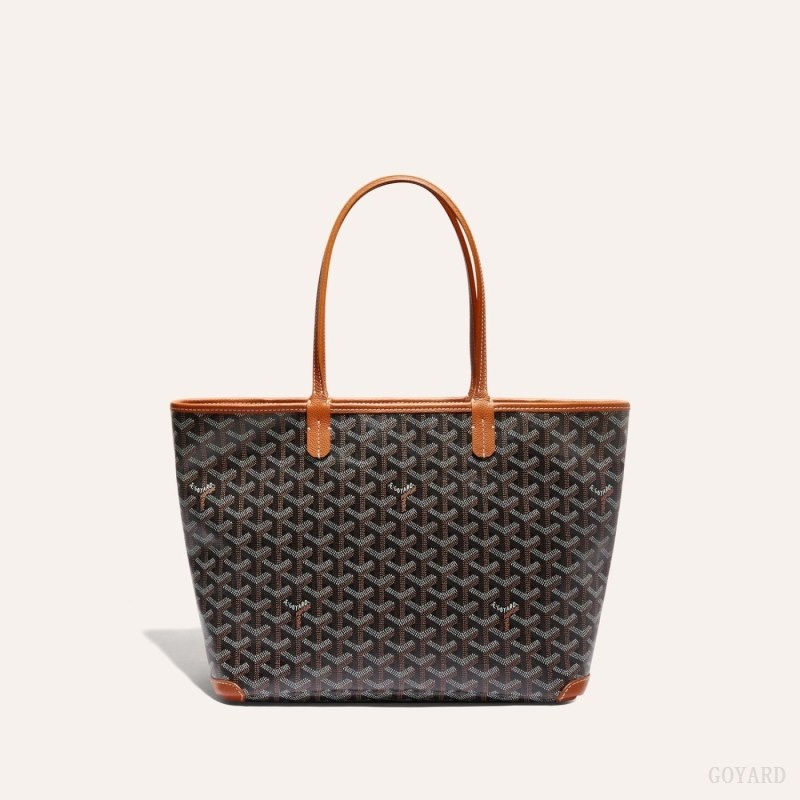 Black / Brown Goyard ARTOIS PM BAG | KBSK5628