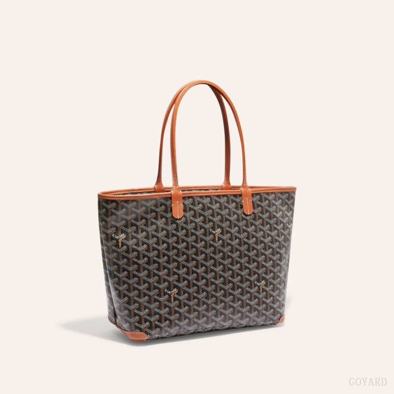 Black / Brown Goyard ARTOIS PM BAG | KBSK5628