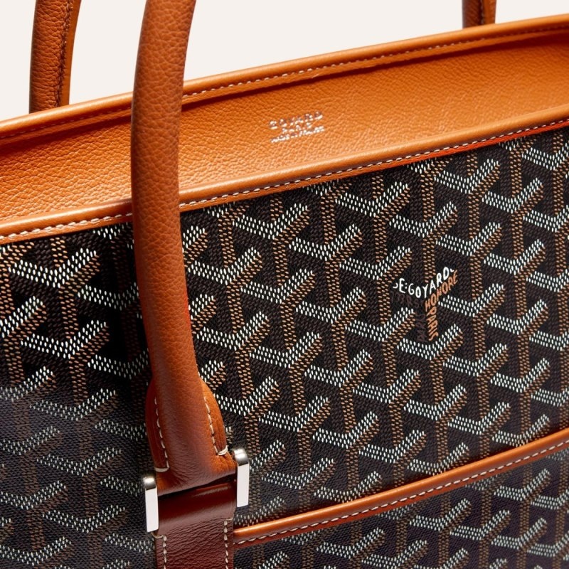 Black / Brown Goyard BOURGOGNE BAG | NOMT3443