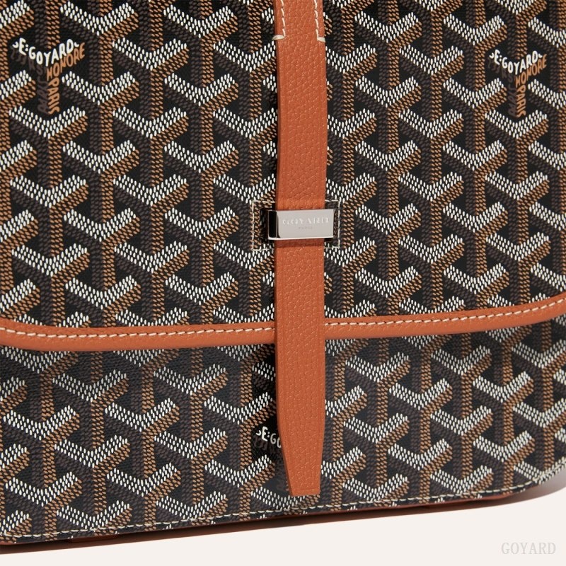 Black / Brown Goyard Belvedere MM Bag | RXMK0743