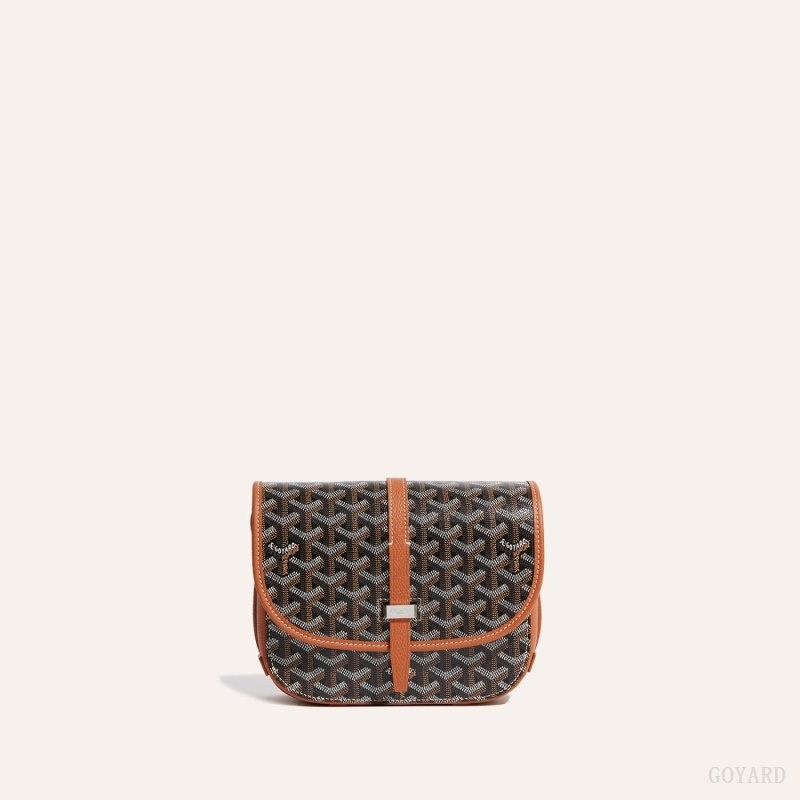 Black / Brown Goyard Belvedere PM Bag | TPWI8954