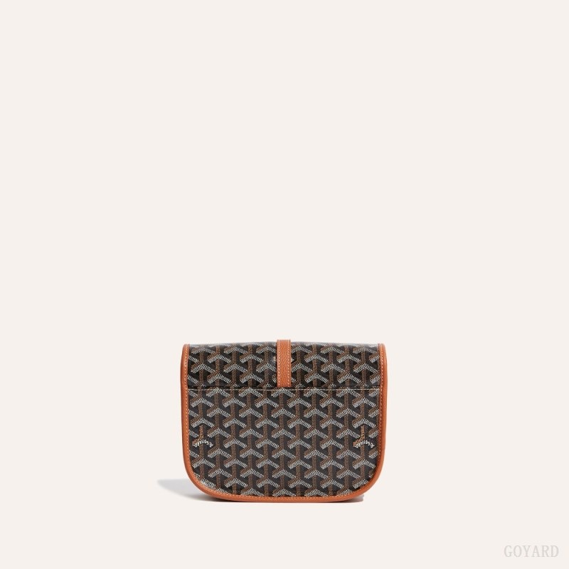 Black / Brown Goyard Belvedere PM Bag | TPWI8954