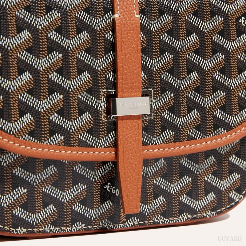 Black / Brown Goyard Belvedere PM Bag | TPWI8954