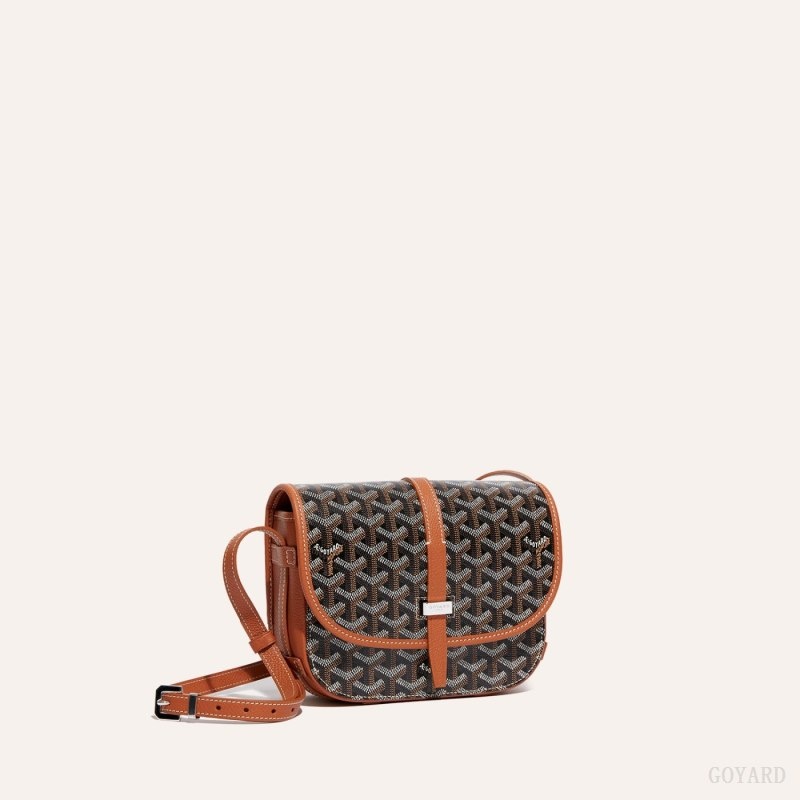 Black / Brown Goyard Belvedere PM Bag | TPWI8954