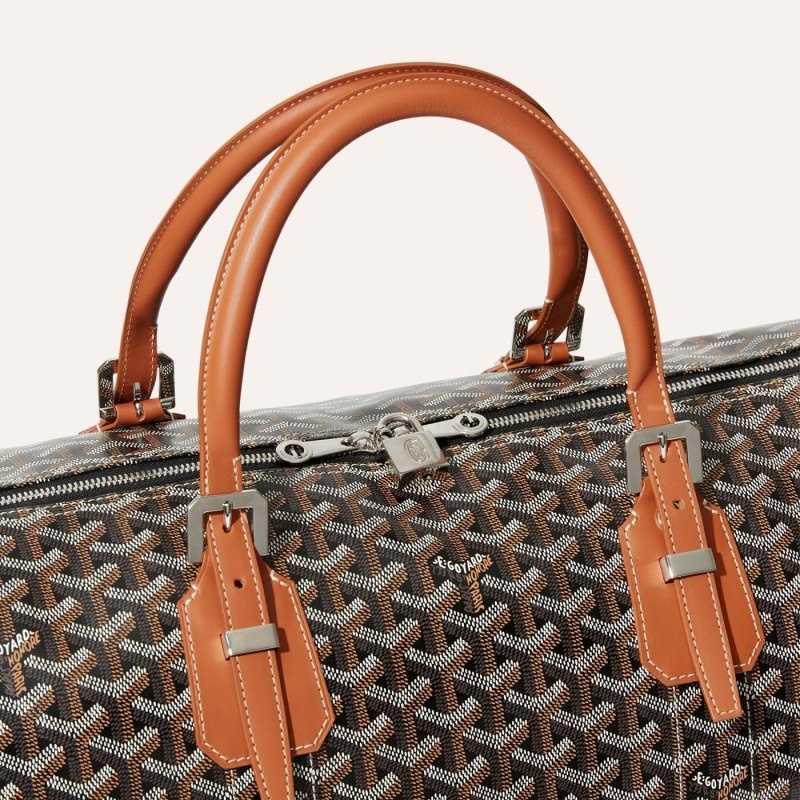 Black / Brown Goyard Boston 50 bag | LTPV4699