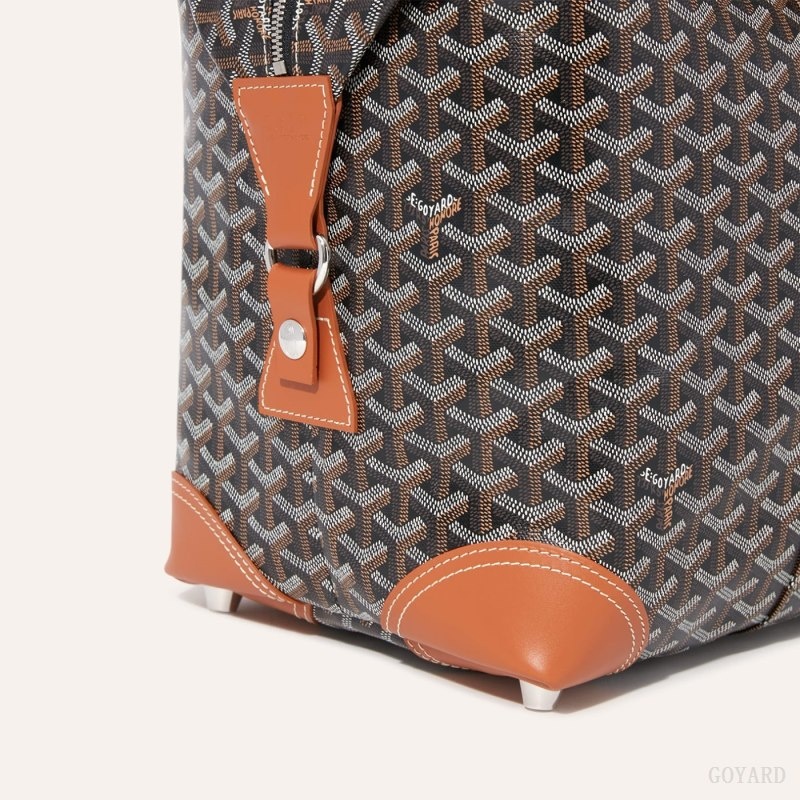 Black / Brown Goyard Bowling 45 bag | PEXL9375