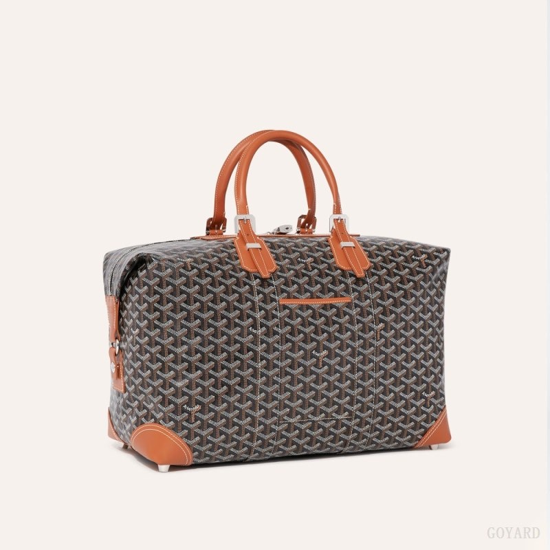 Black / Brown Goyard Bowling 45 bag | PEXL9375